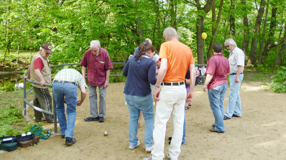 Eröffnung der Boule Saison im Brentanopark
